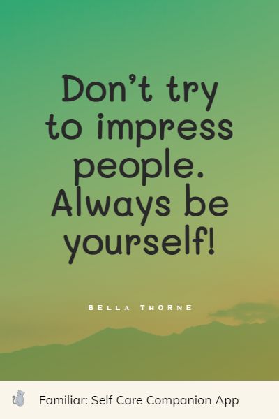 inspirational be yourself quotes