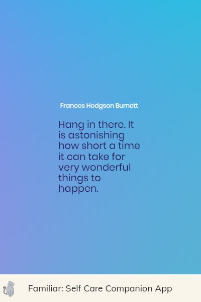 short hang in there quotes