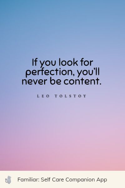 positive perfection quotes