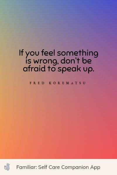 positive speak up quotes