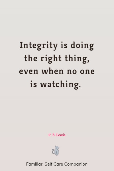 best integrity quotes